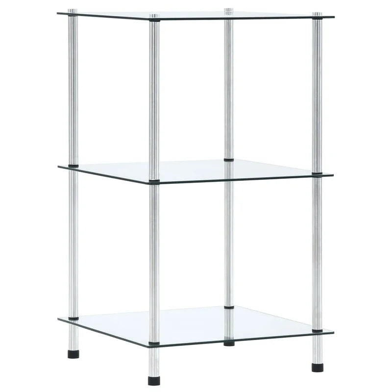 Étagère Présentoir Verre 3 Niveaux