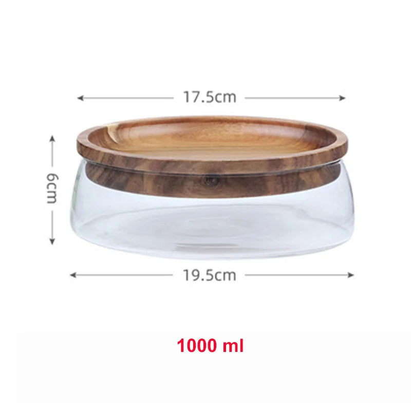 Caja de almacenamiento de frutos secos estilo decoración europea para el hogar, bandeja de frutas, decoraciones para el hogar, utensilio de cocina, regalos navideños, cuenco de cristal