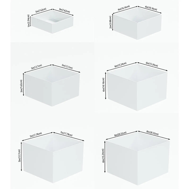 Présentoir Buffet Cubes Acryliques Modulables