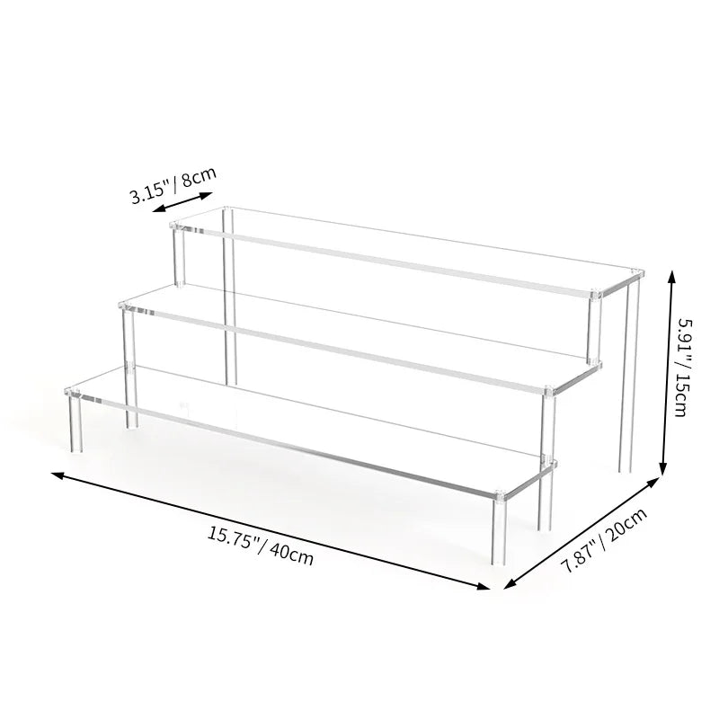Présentoir Multi-Niveaux Acrylique Buffet Traiteur