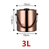 Seau à Glace Inox Baril Bar