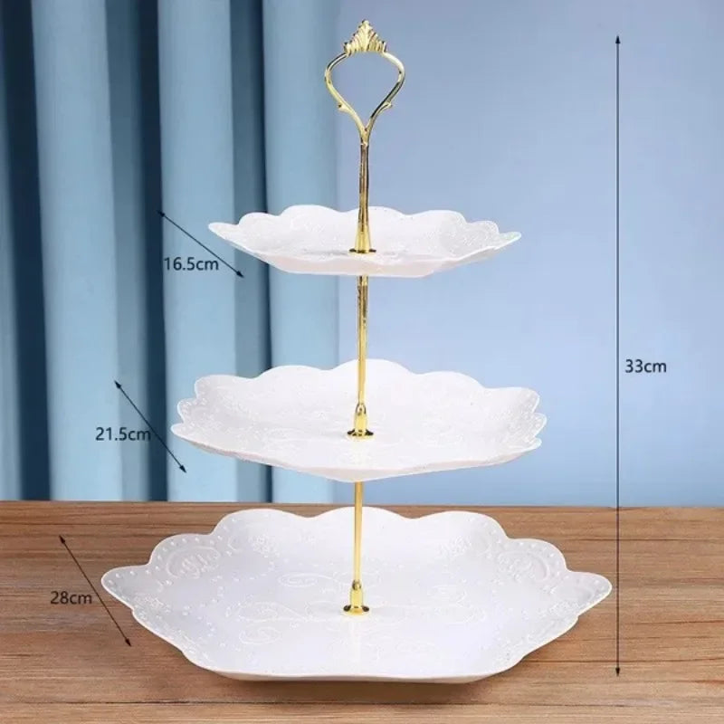 Présentoir Gâteau 3 Étages Démontable