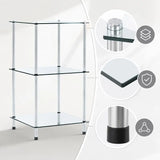Étagère Présentoir Verre 3 Niveaux