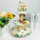 Présentoir Cupcake Safari Jungle