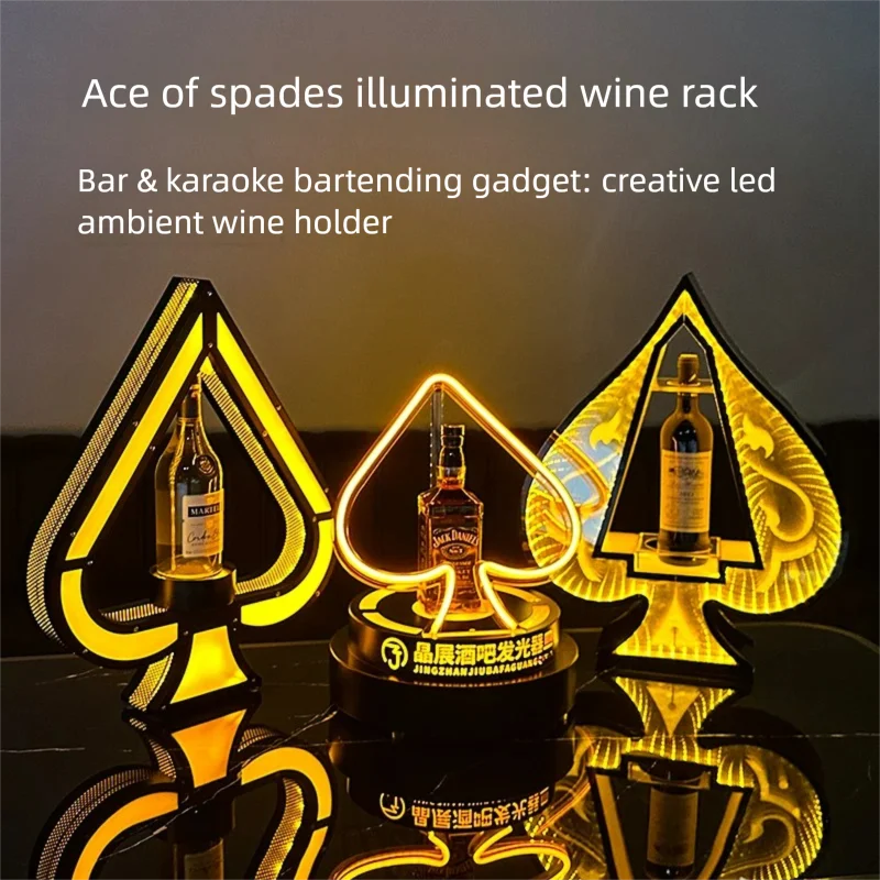 Présentoir Champagne Lumineux Réception