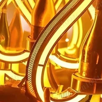 Présentoir Bouteille Lumineux LED As de Pique