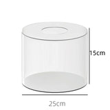 Présentoir Gâteau Acrylique Rond Socle Transparent – support service buffet premium