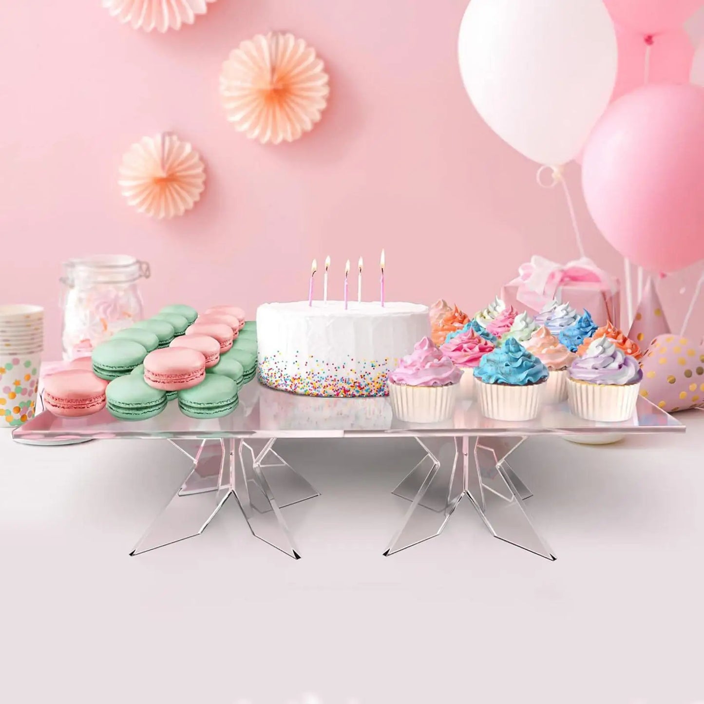 Présentoir Donuts Acrylique Cupcake Anniversaire Pro