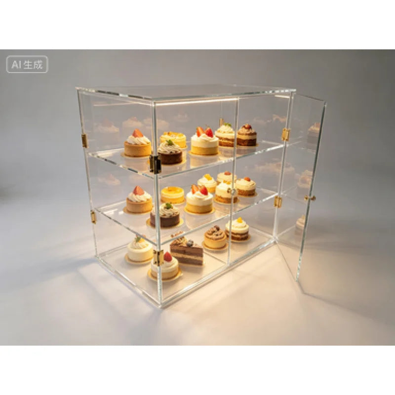 Vitrine Présentoir Buffet Pâtisserie Acrylique