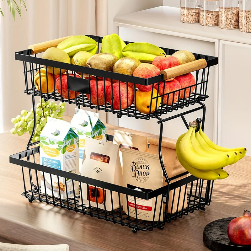 Panier de Présentation Métal 2 Niveaux