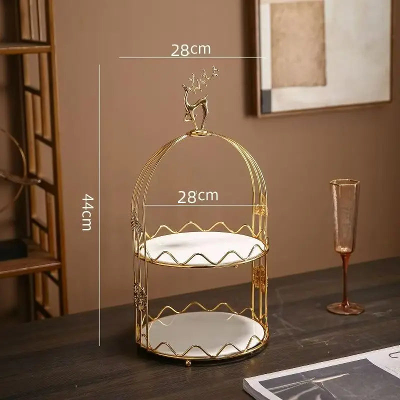 Présentoir à Gâteaux Thé Mariage Chic