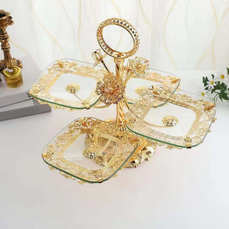 Présentoir Fruits Luxe Étagé Buffet