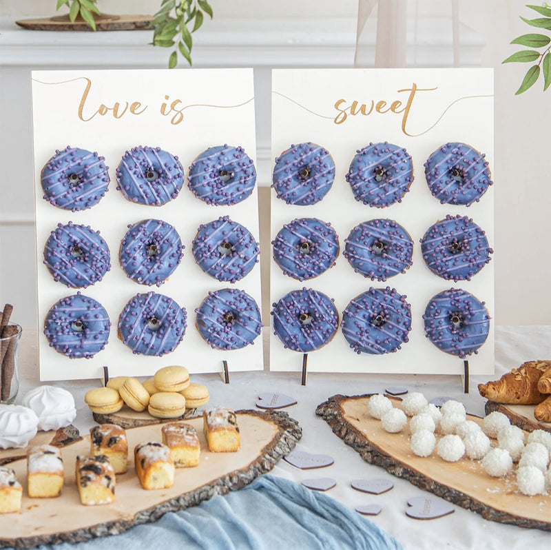 Présentoir Donuts Mariage Bois