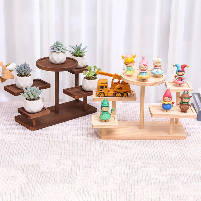 Présentoir Bois Multi-Niveaux Cupcakes