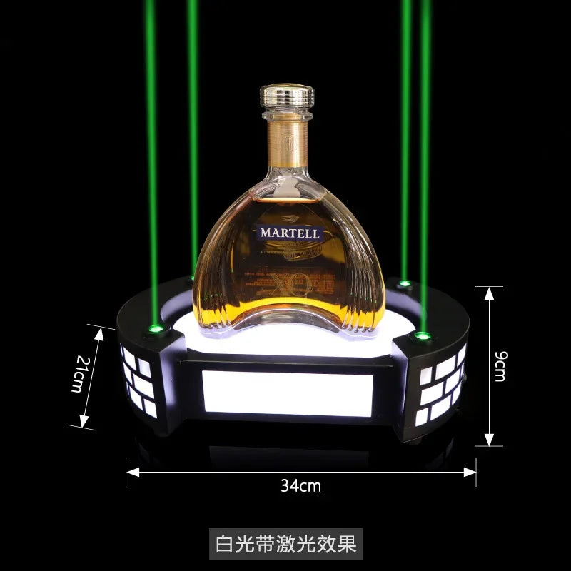 Présentoir Bouteille Château LED Laser