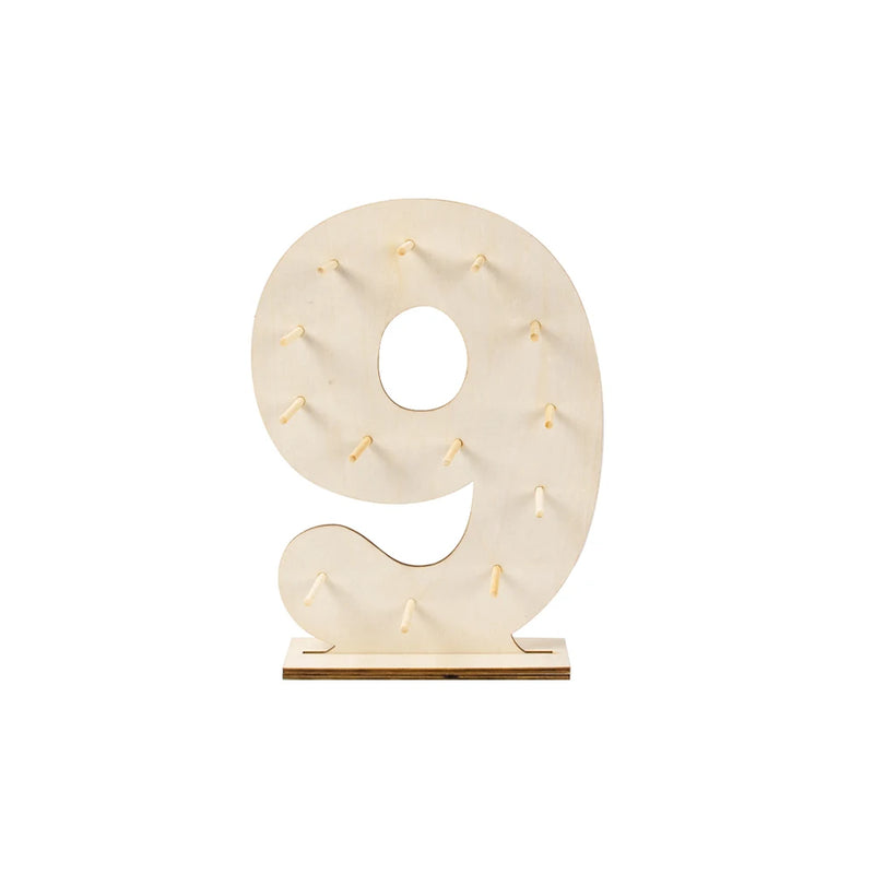 Mur de Donuts Chiffre Décoratif