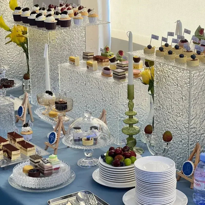 Présentoir Buffet Acrylique Colonnes Mariage