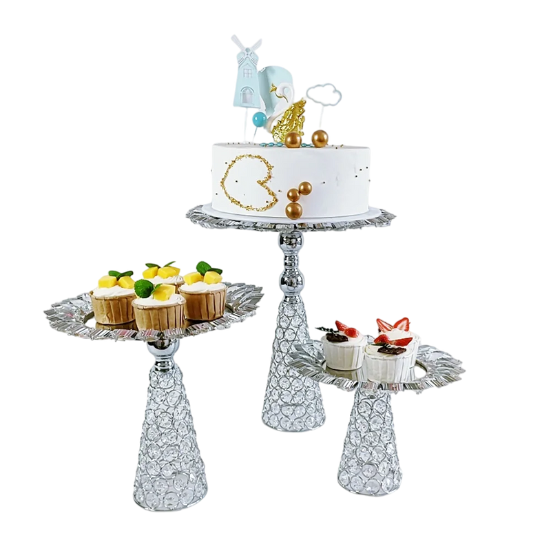 Présentoir Macarons Doré Argenté Mariage