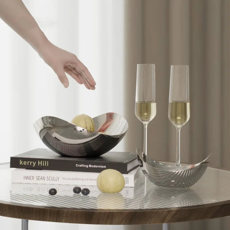 Coupelle Inox Luxe Fruits et Snacks