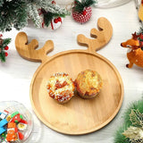 Plateau de Service Bois Motif Noël