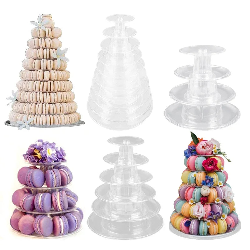 Présentoir Cupcakes Macarons Multi-Niveaux