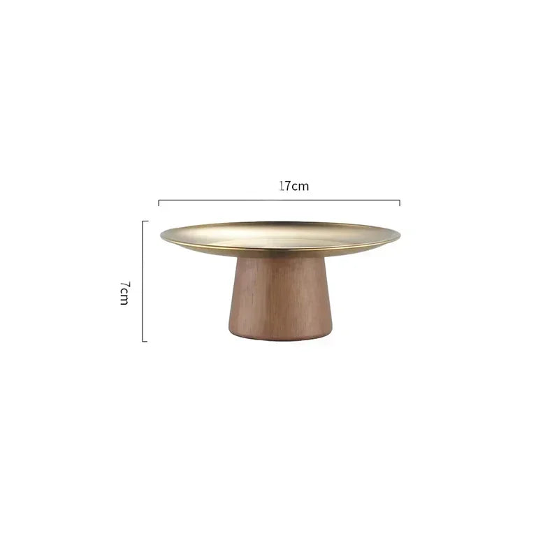 Plateau Buffet Compartimenté Inox et Bois
