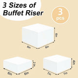 Présentoir Buffet Cube Acrylique Dessert