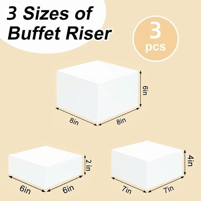 Présentoir Buffet Cube Acrylique Dessert