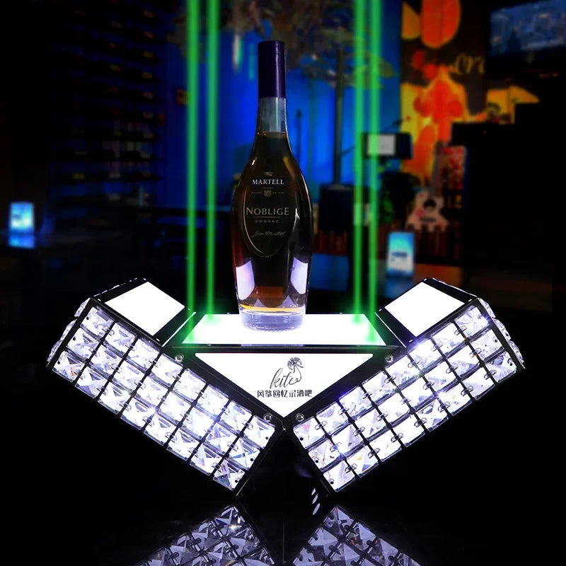 Présentoir Bouteille Château LED Laser