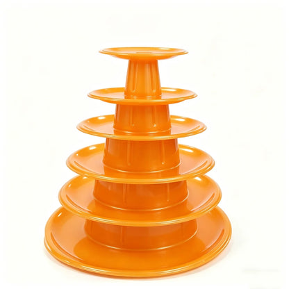 Présentoir Macarons Pyramide 6 Étages Mariage