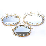 Plateau Miroir Fer Forgé Mariage