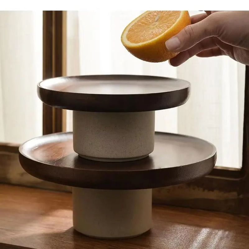 Assiette de Présentation sur Pied Haut