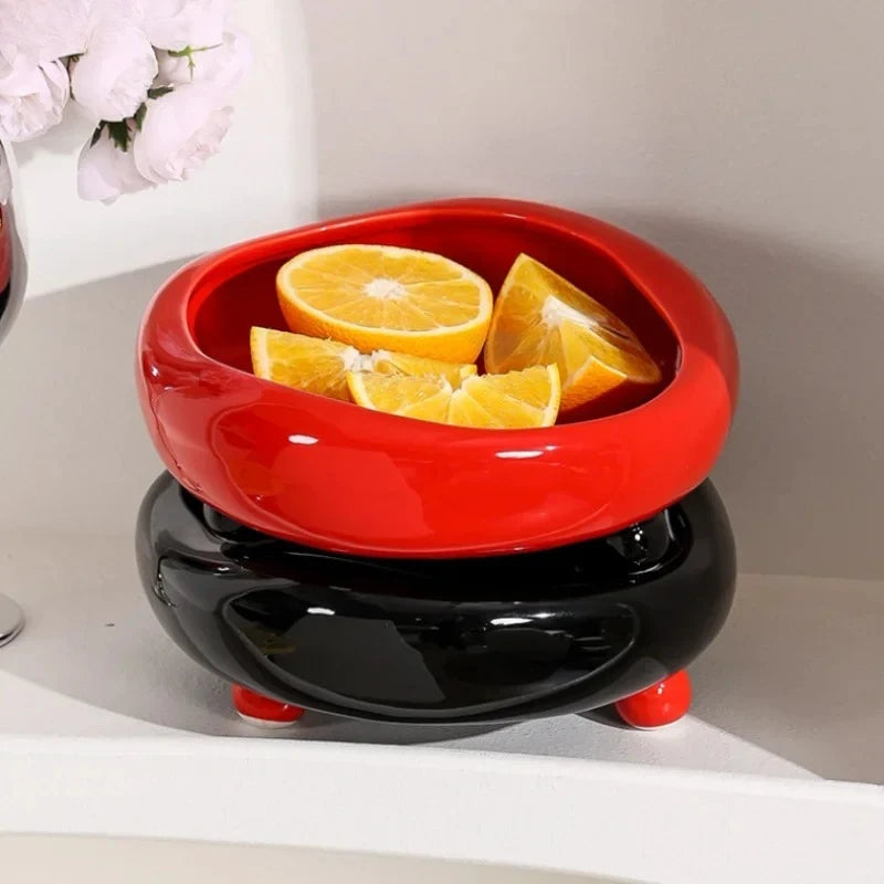 Frutero de cerámica, ensaladera, cesta de frutas, plato para dulces, bandejas para aperitivos, plato para sushi, platos para postre, plato para dim sum, platos llanos