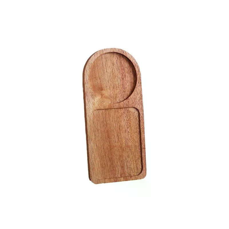 Bandeja de madera para café, bandeja de desayuno para servir comida, hostelería, artículos de café, artículos de té, decoración, accesorios de decoración de mesa