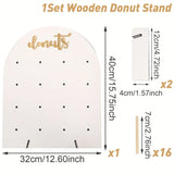 Présentoir Donuts Bois Mariage