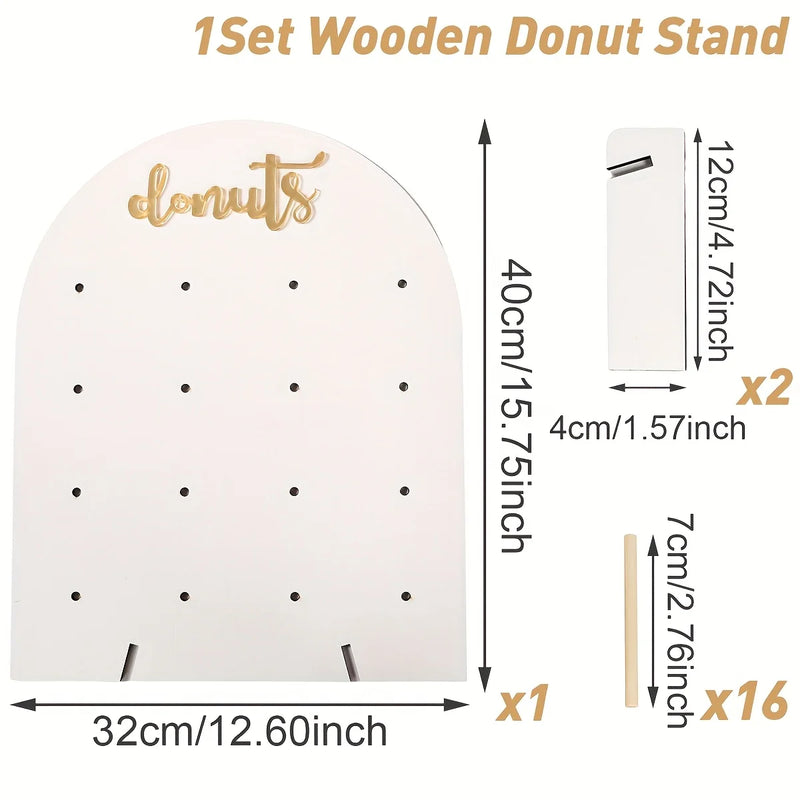 Présentoir Donuts Bois Mariage