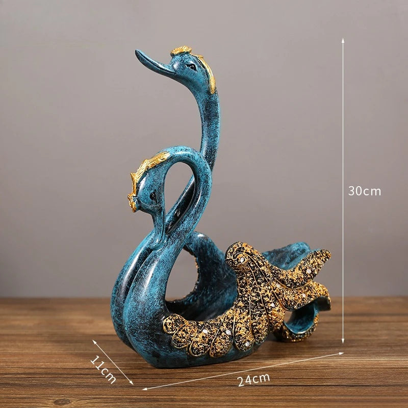 Présentoir Vin Cygne Décoratif