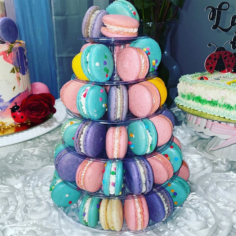 Présentoir Macarons Cupcakes PVC Mariage
