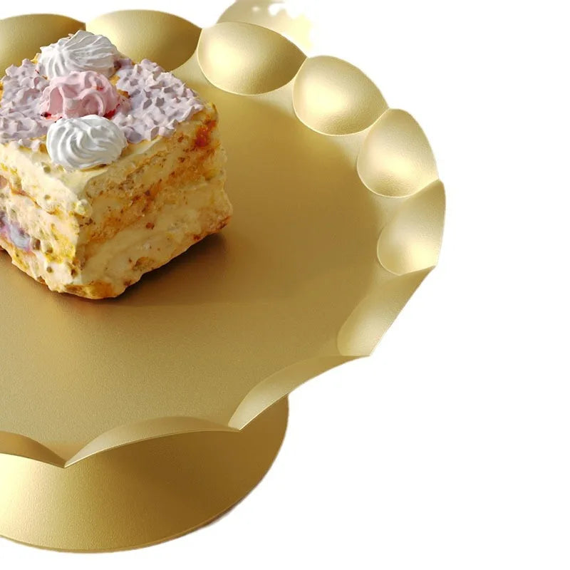 Présentoir Gâteaux Doré Vintage Mariage