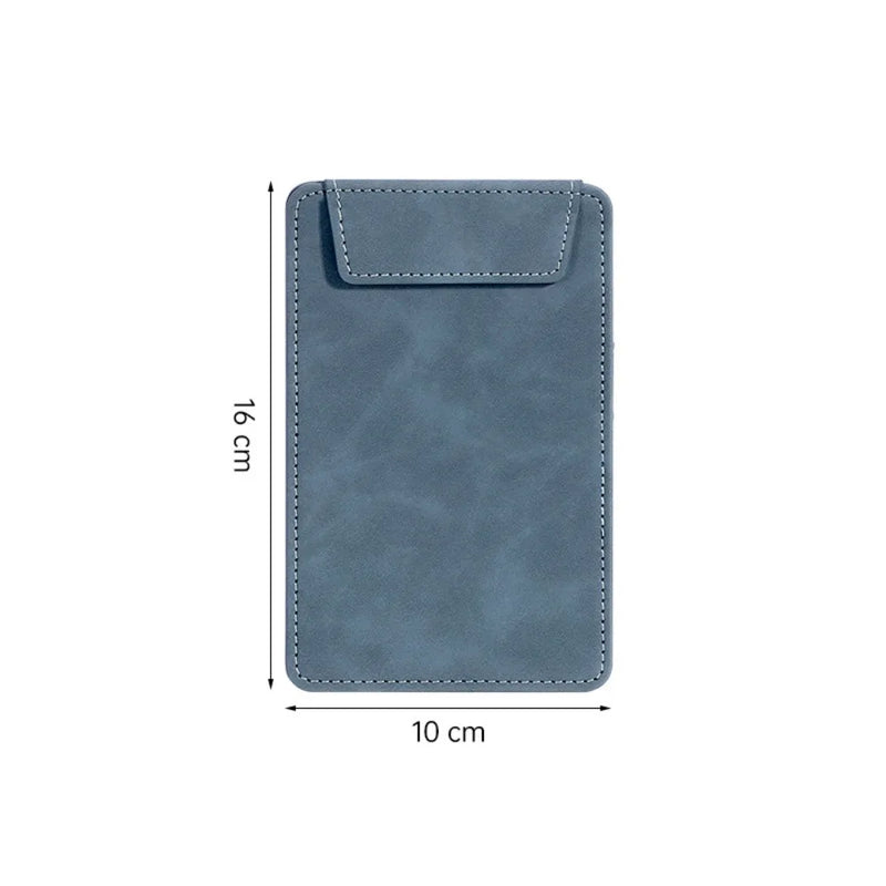 1 unidad, portamenús de ante, portapapeles magnético de piel sintética A4/A5/A6/A7/B5 con soporte para bolígrafo, bloc de notas para restaurante/cafetería/bar/hotel
