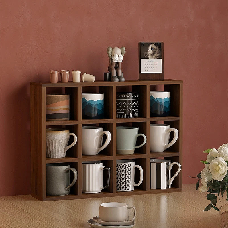 Présentoir Mural Tasses Café Vintage