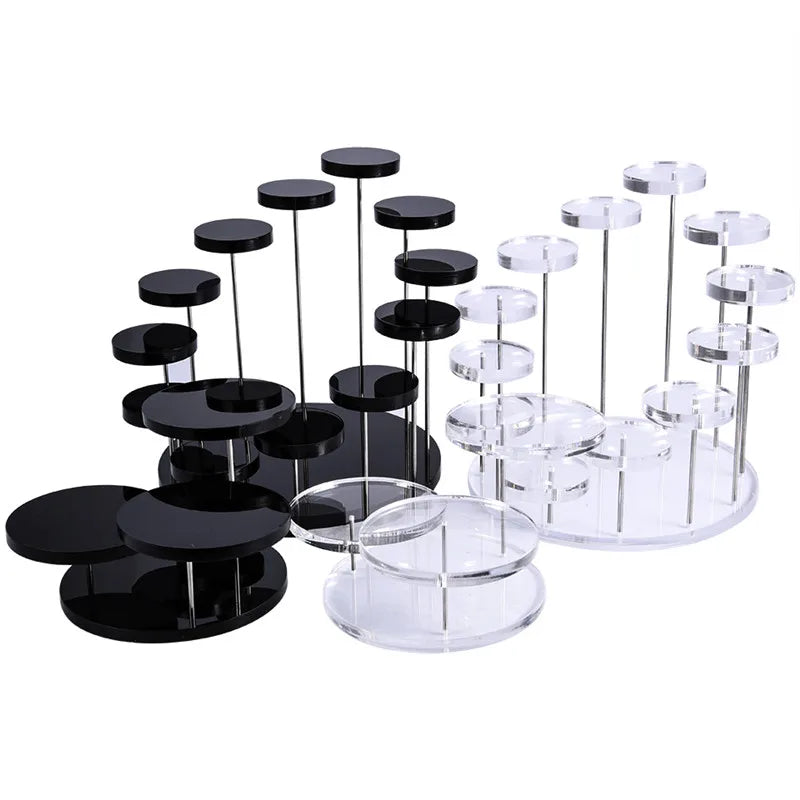 Présentoir Cupcake Acrylique Multi-Niveaux