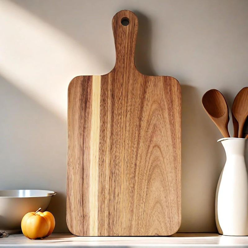 Planche à Charcuterie Carrée en Bois