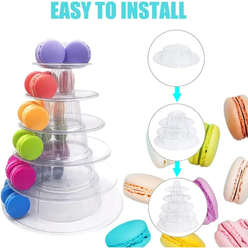 Présentoir Macaron Tour Mariage Cupcake Baptême