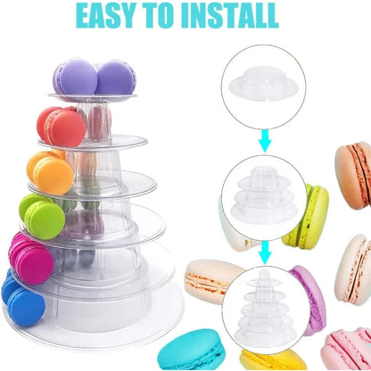 Présentoir Macaron Tour Mariage Cupcake Baptême