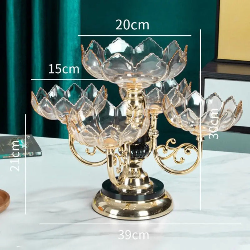 Corbeille Fruits Rotative 5 Compartiments
