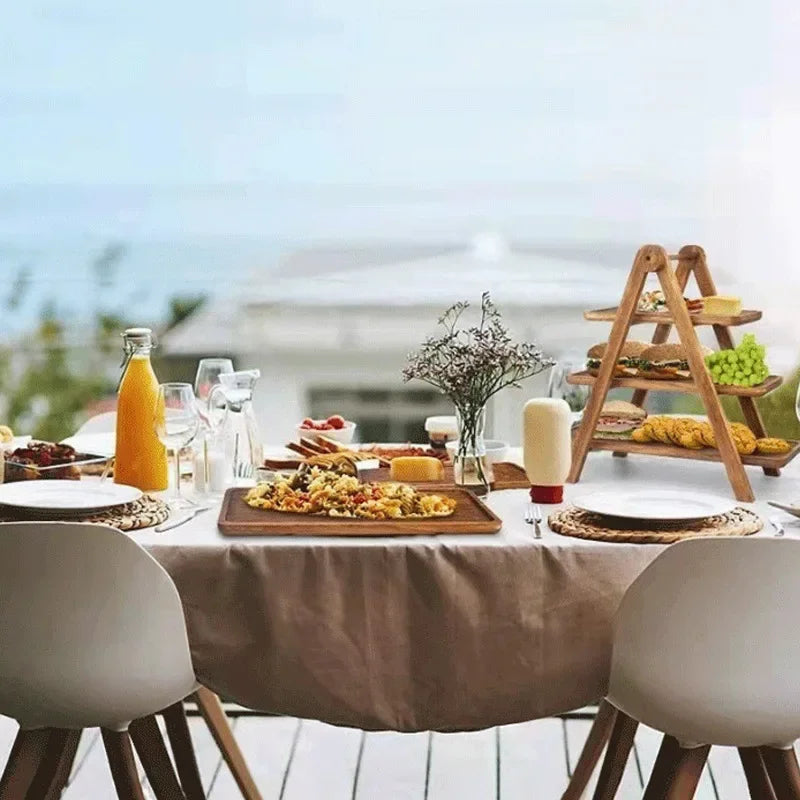 Présentoir Buffet à Étages en Bois