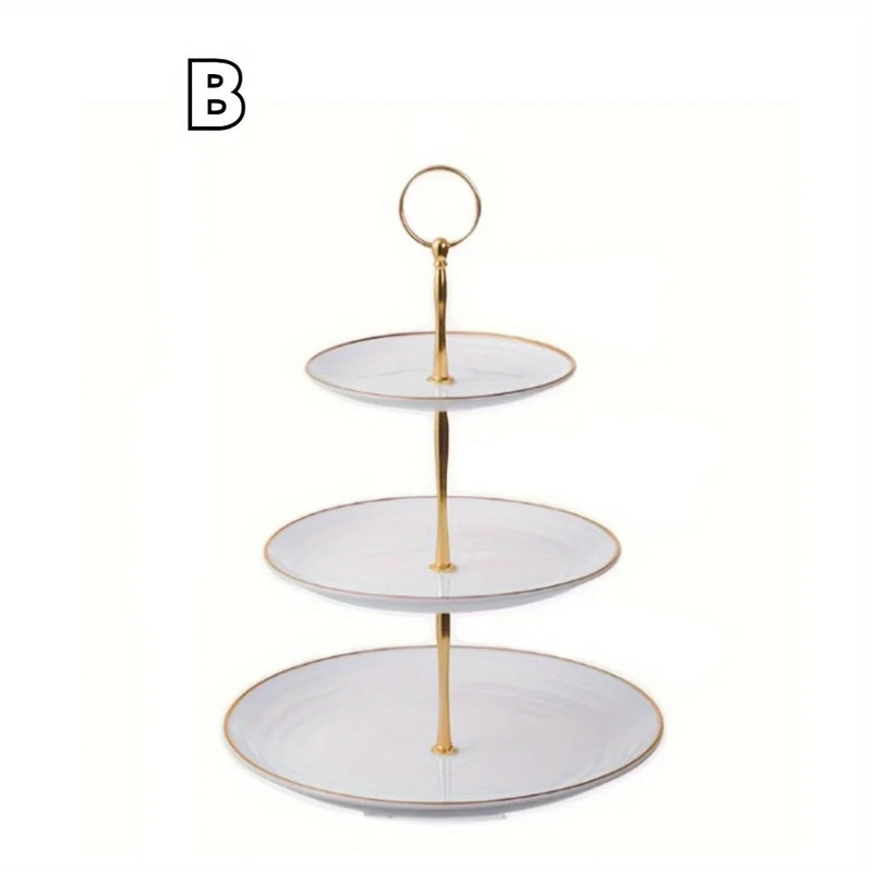 Présentoir Gâteau 3 Étages Rond