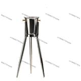 Rafraîchisseur Champagne Inox Trépied Luxe