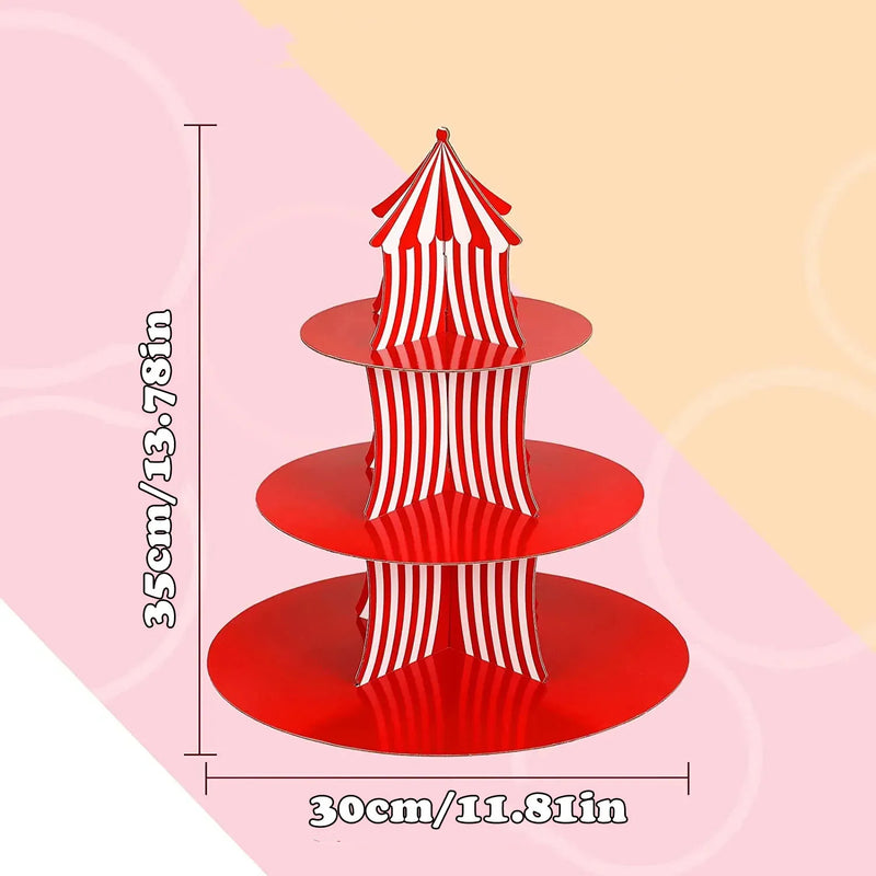 Présentoir Cupcake Cirque Carton